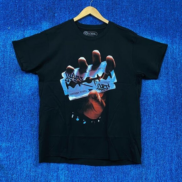 Judas Priest British Steel Album Heavy Metal Band Tee 2XL